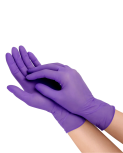 Purpura Nitrile Powder Free Exam Gloves